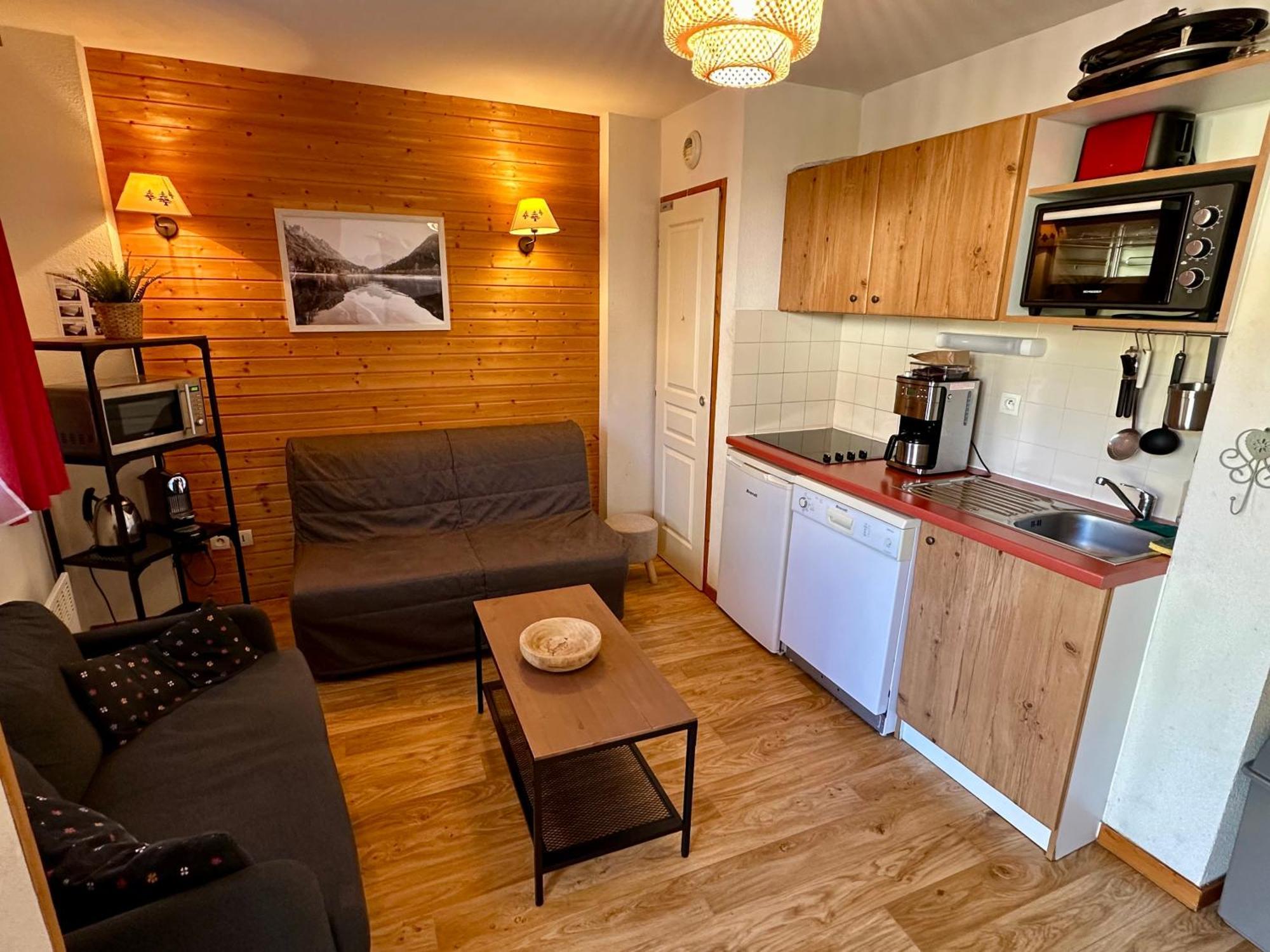 Charmant Appartement Confortable Pour 6 Personnes 40M2 Pied Pistes, Piscine, Wifi, Parking שמרוסה מראה חיצוני תמונה